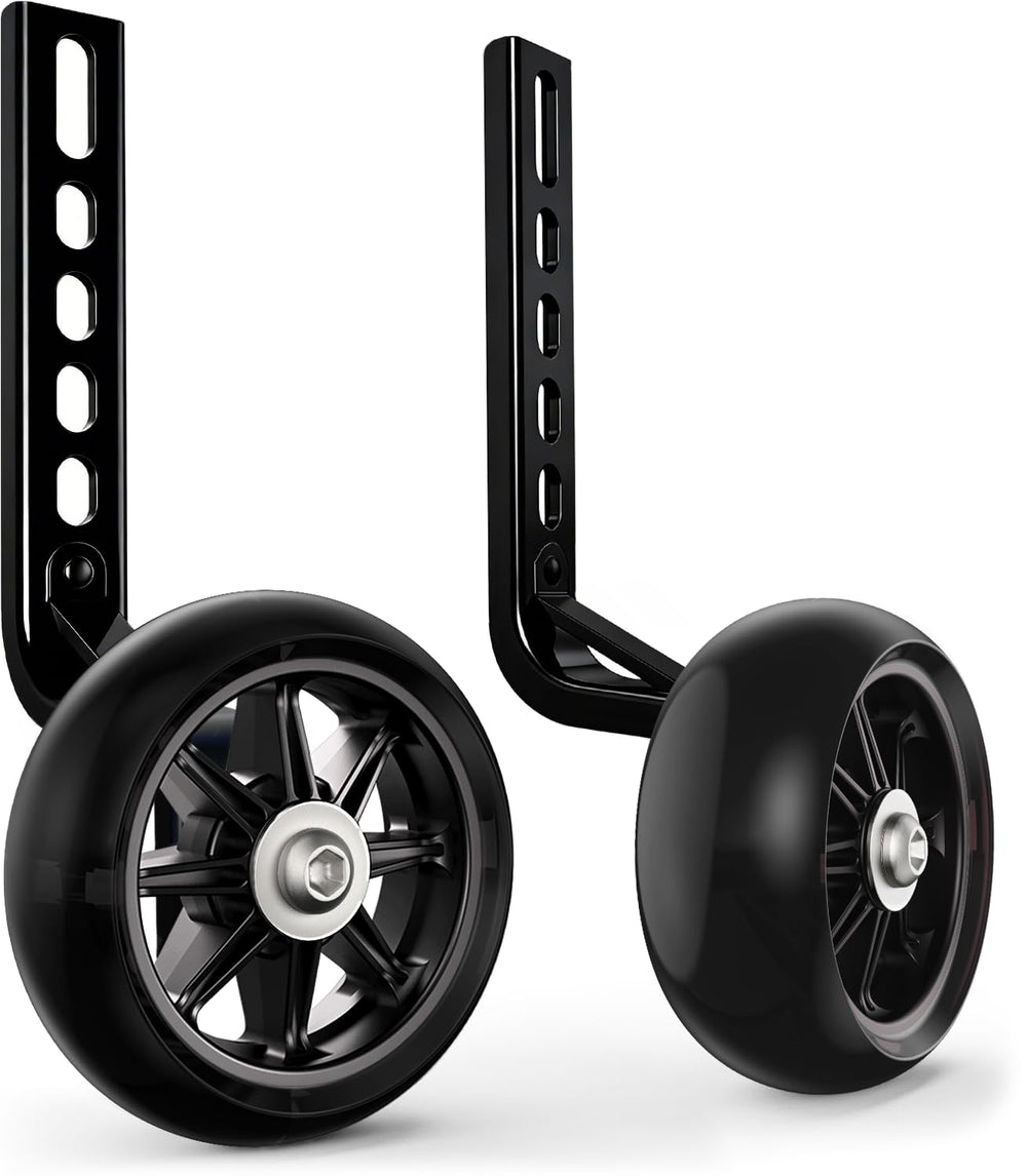 EMPATHECH bike training wheels in box, ready for quick, secure setup.