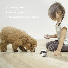 Enabot EBO SE compact body slides under furniture for hidden-camera coverage.