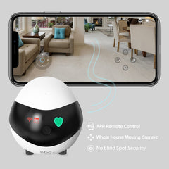 Enabot EBO SE night vision delivers clear footage in low light for safer evenings.