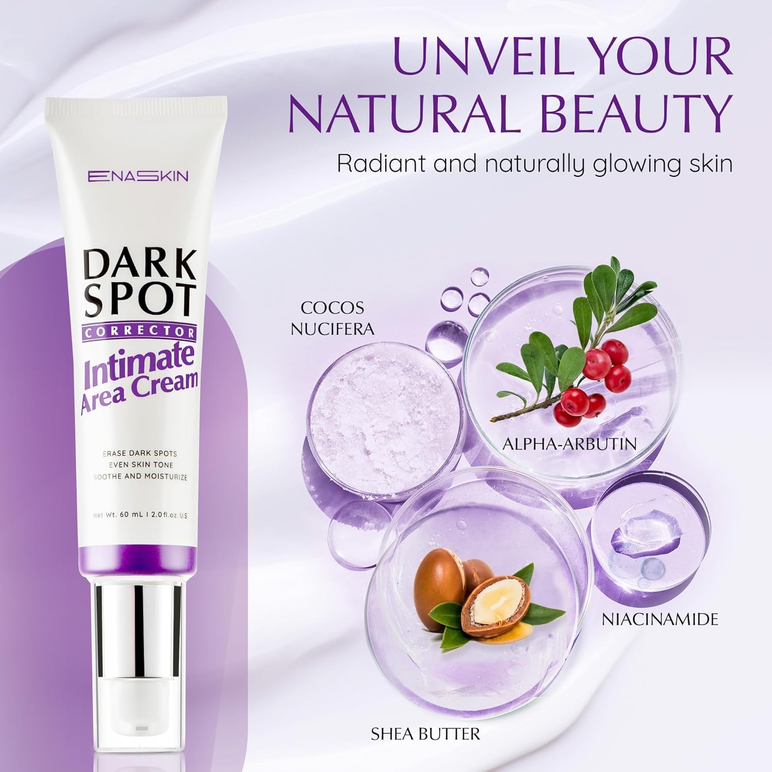 EnaSkin Dark Spot Remover application scene shows gentle, effective coverage.