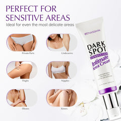 EnaSkin underarm area image hints at brighter, more uniform skin tone.