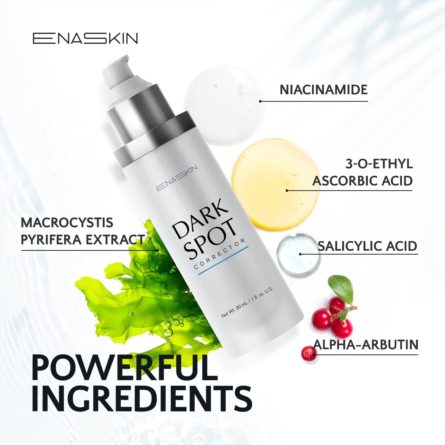 EnaSkin serum during night routine for even-toned skin