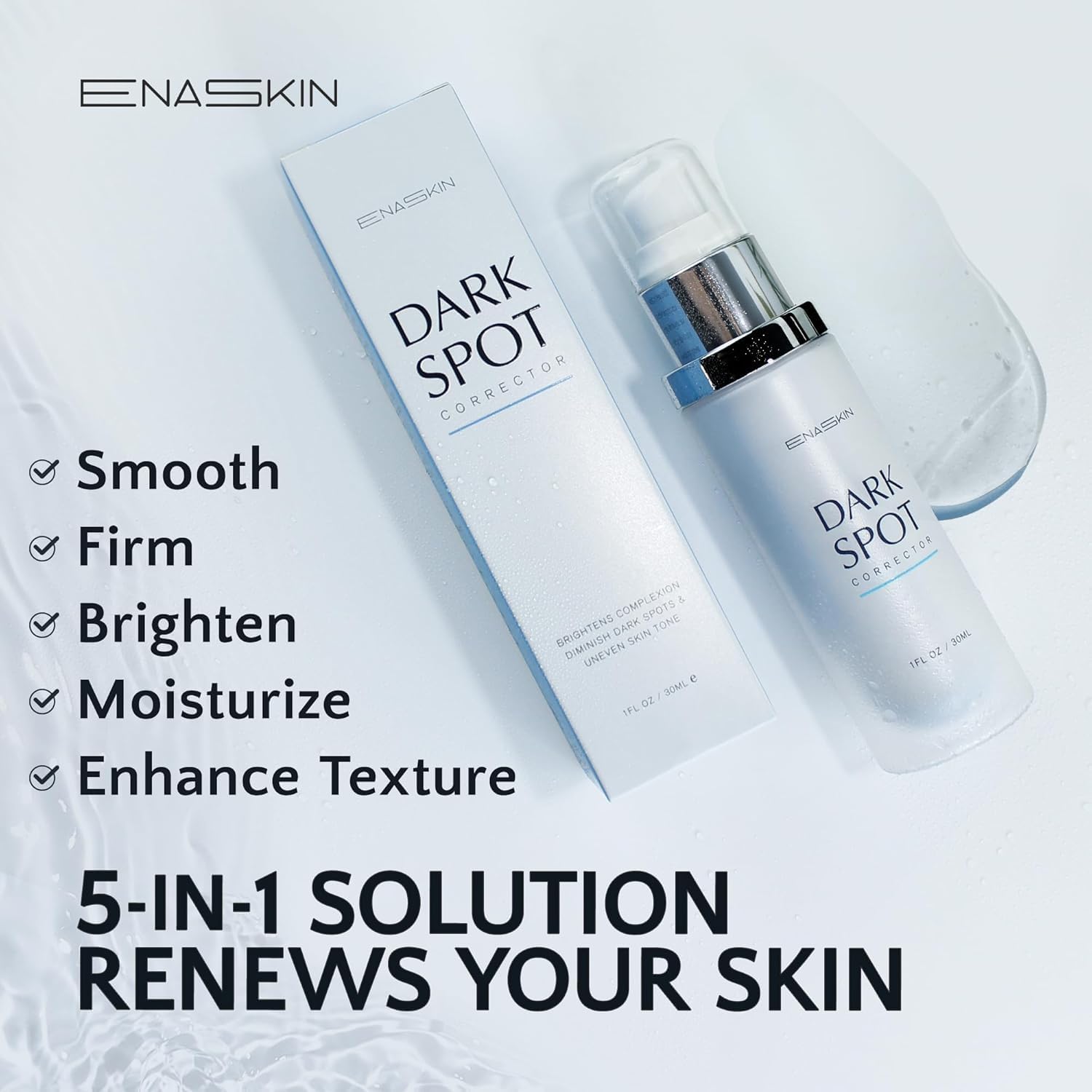 EnaSkin serum dropper application for precise spot care