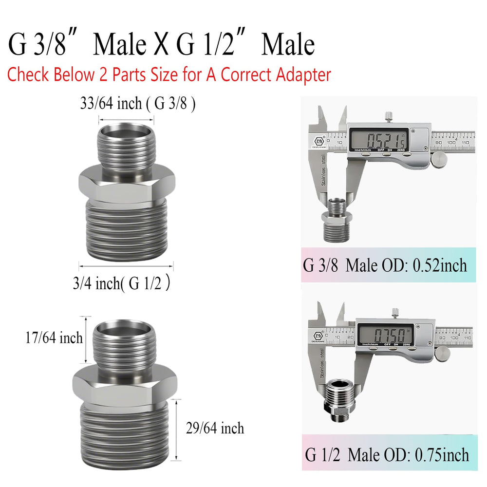 ENCMY adapter includes Teflon tape for a tight, leak-free seal.