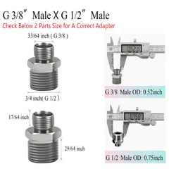 ENCMY adapter includes Teflon tape for a tight, leak-free seal.