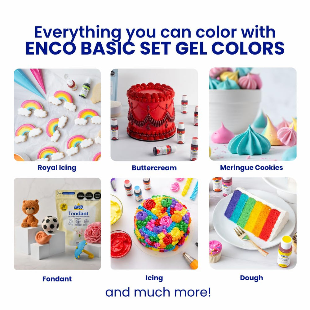 ENCO 9 Basic Purple gel color for elegant decorations