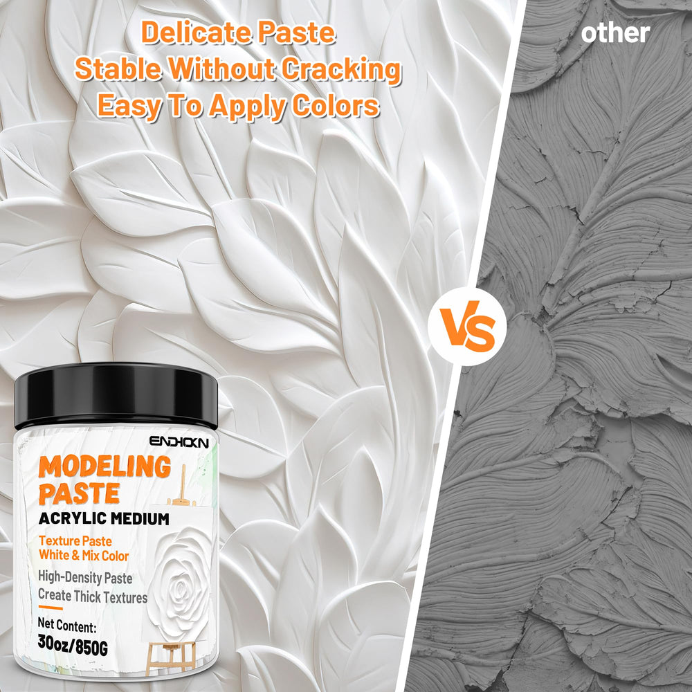 Endhokn paste as primer base creates solid paint-ready foundations.