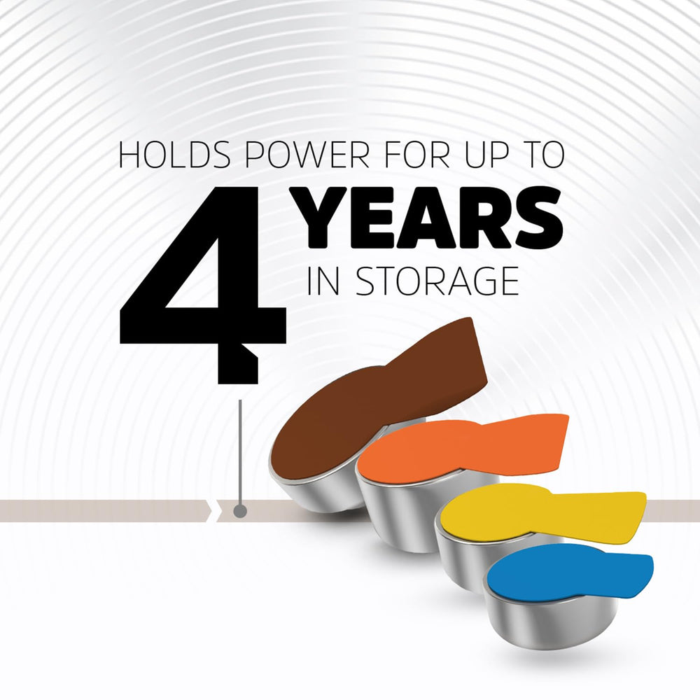 Energizer 312 power provides consistent sound quality