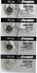 Energizer 394-380TS button cell battery powering watches and small electronics with stable discharge