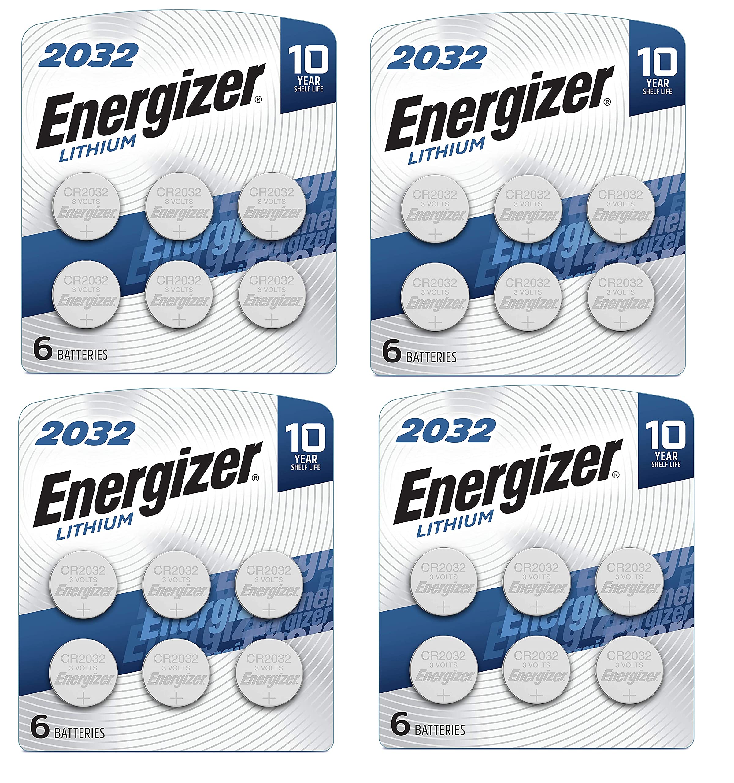 Energizer CR2032 24-pack lithium coin batteries ready for watches and remotes with long-lasting power
