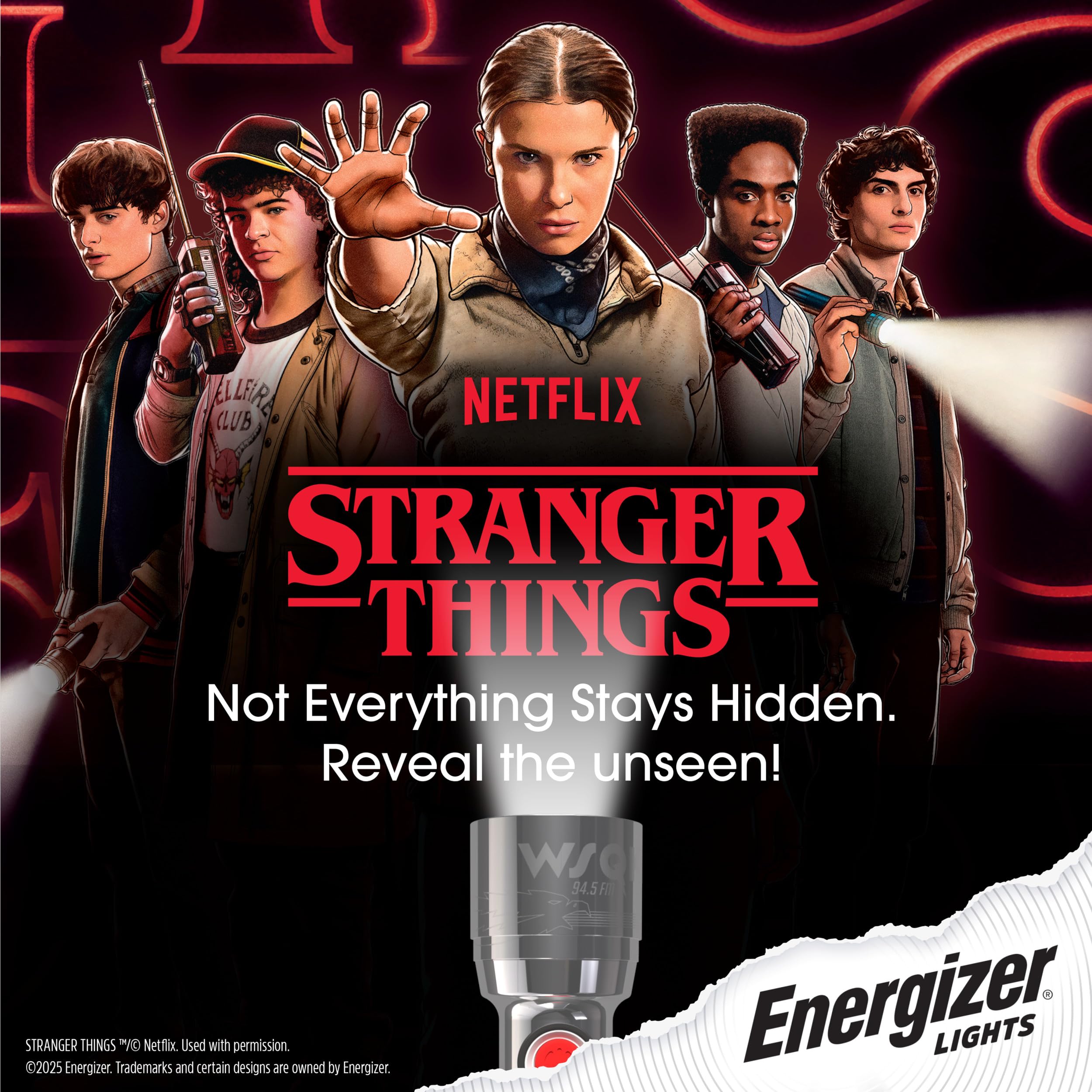 Drop tested to survive a meter drop in the Energizer flashlight