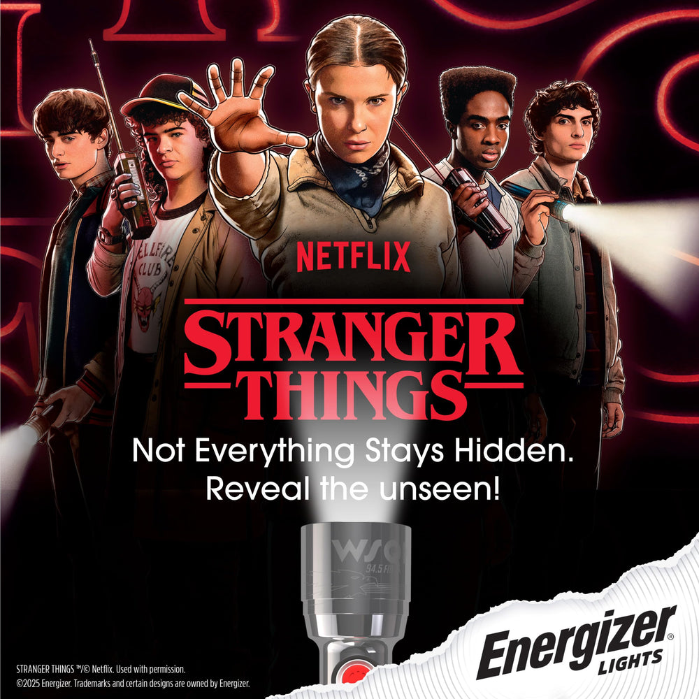 Drop tested to survive a meter drop in the Energizer flashlight
