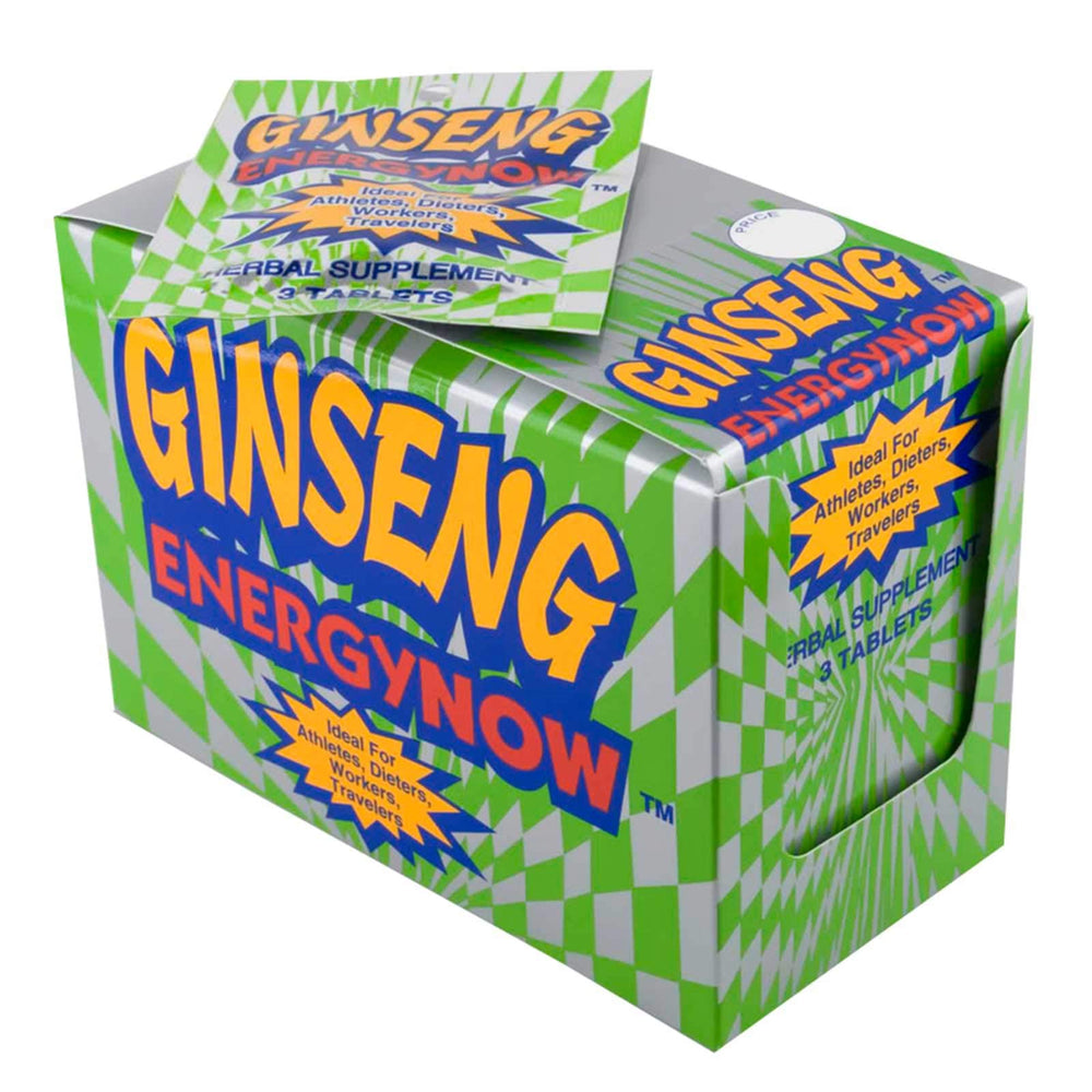Energy Now Green Hills Ginseng capsules pack-24 promote daily vitality for a balanced routine.