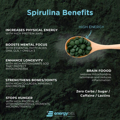 ENERGYBITS tablets in hand demonstrating quick, plant-based fueling.