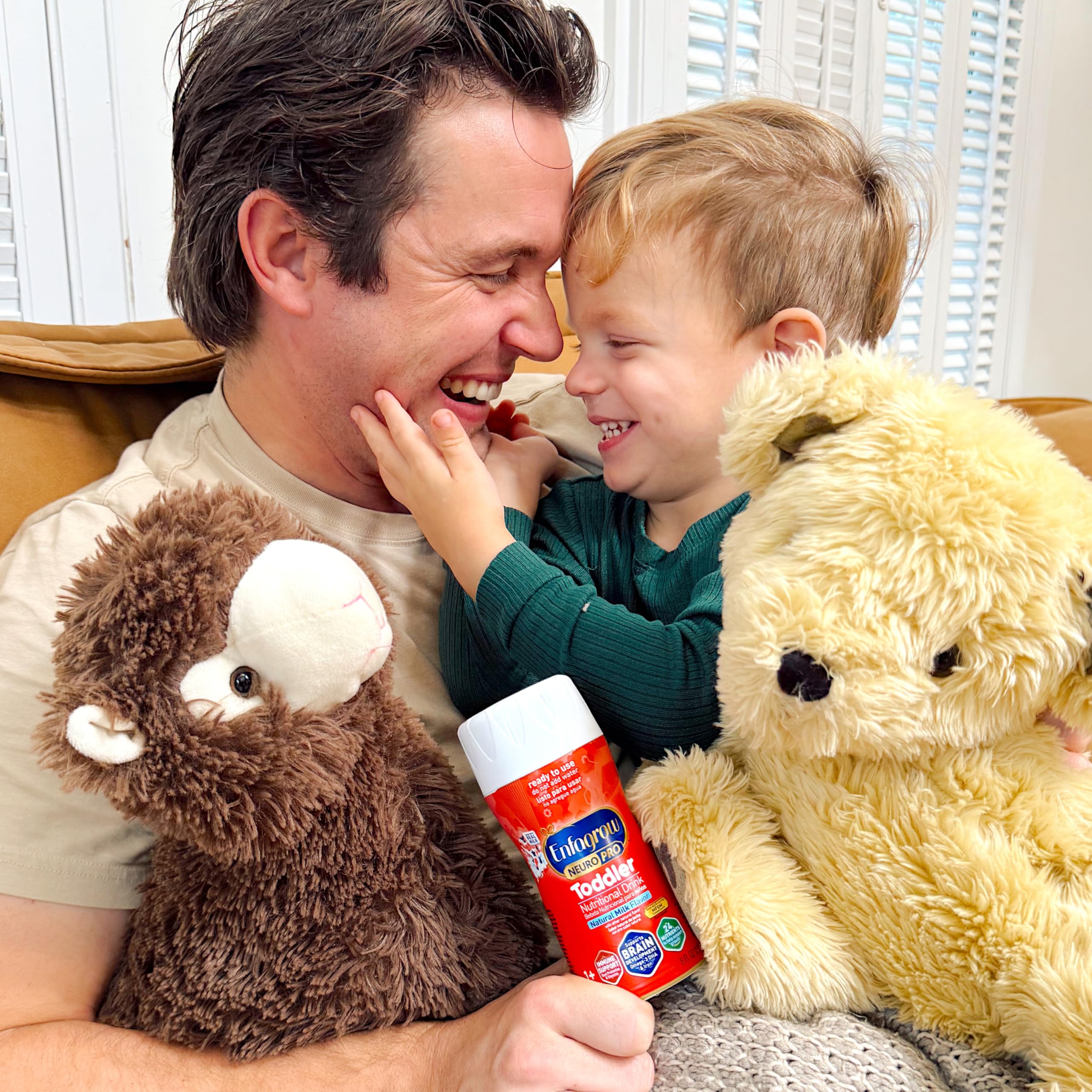 Enfagrow NeuroPro DHA visual emphasizes omega-3 support for kids.
