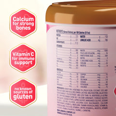 Enfamil A.R. label shows DHA for brain and eye development