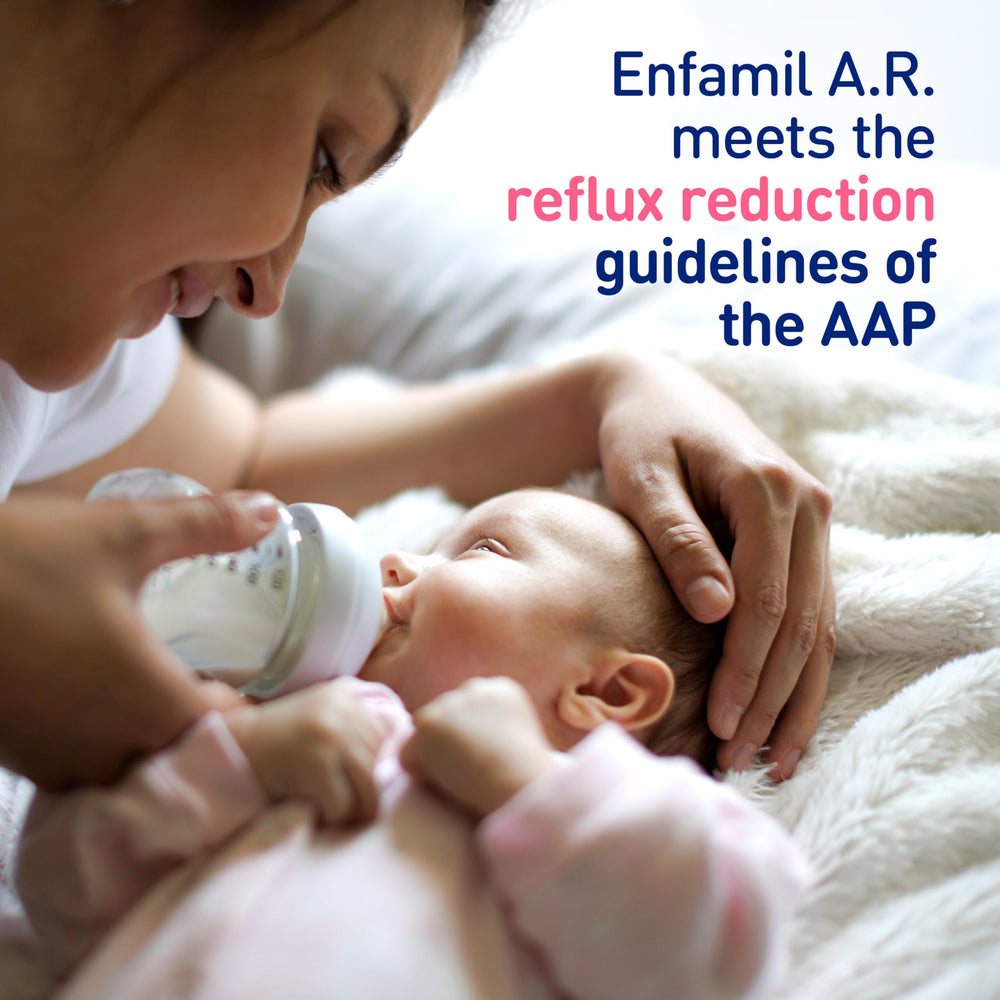 Dual prebiotic blend emphasis for growth and digestion with Enfamil A.R.