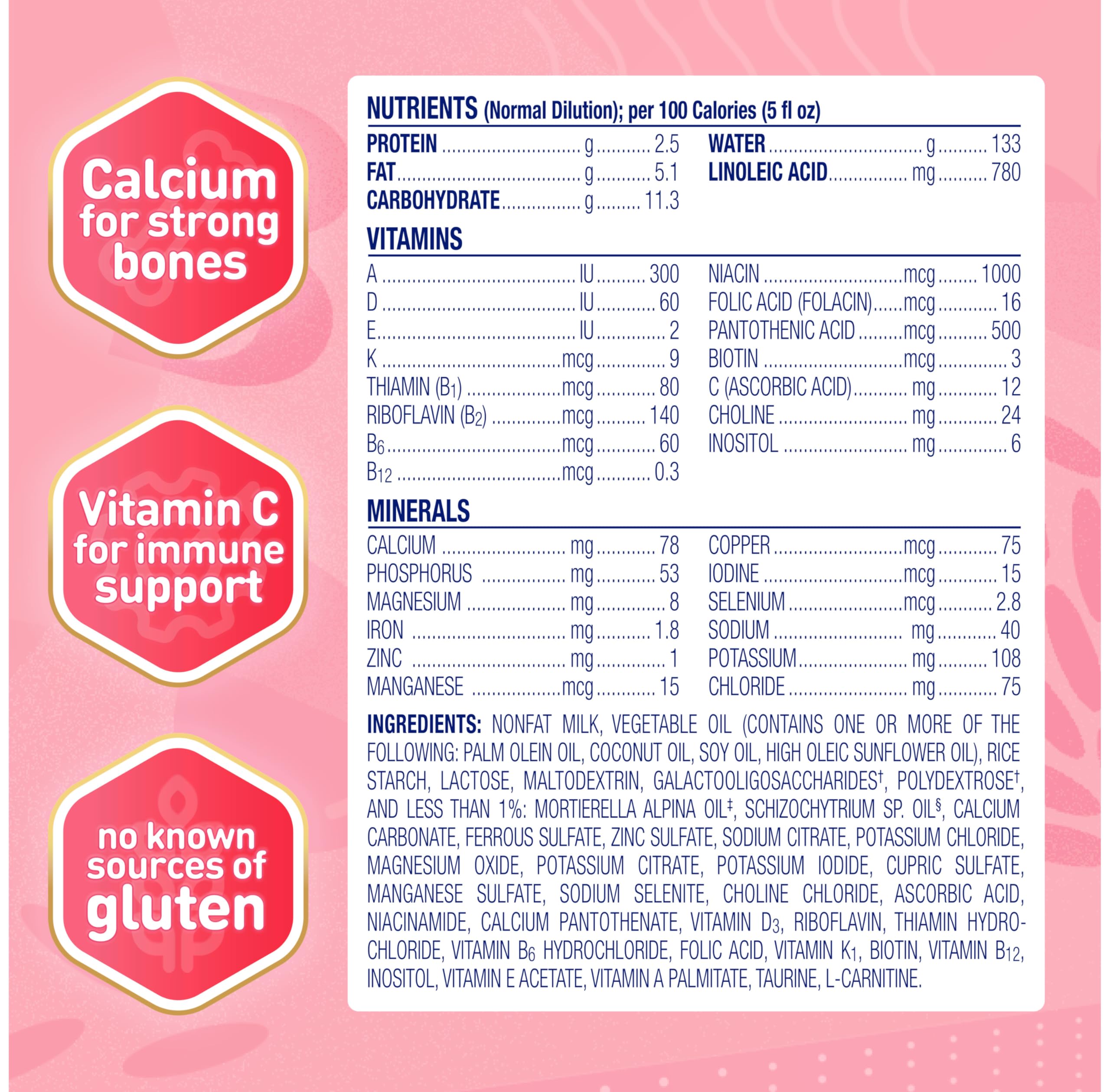 Enfamil A.R. carton highlights probiotics for digestive and immune health