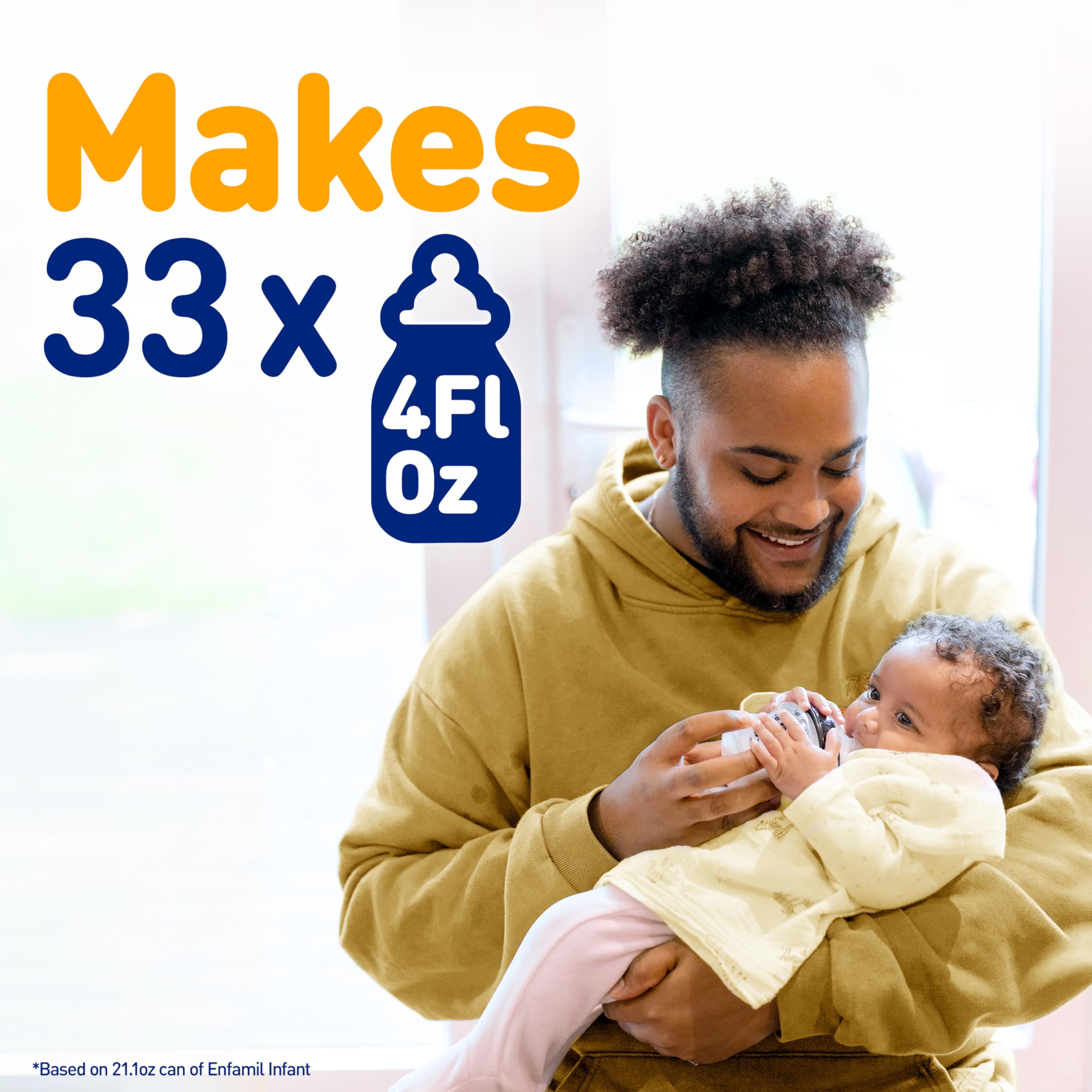 Pantry shelf stocked with Enfamil Infant formula for easy daily use.