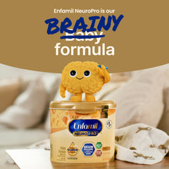 Enfamil NeuroPro can label highlights DHA and MFGM ingredients.