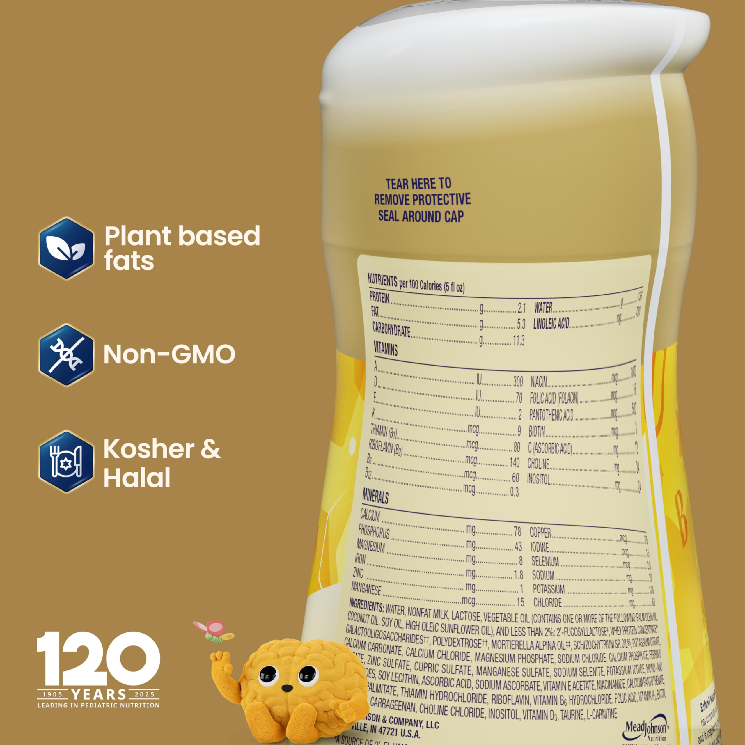 DHA and HuMo6 immune blend featured on Enfamil NeuroPro packaging.