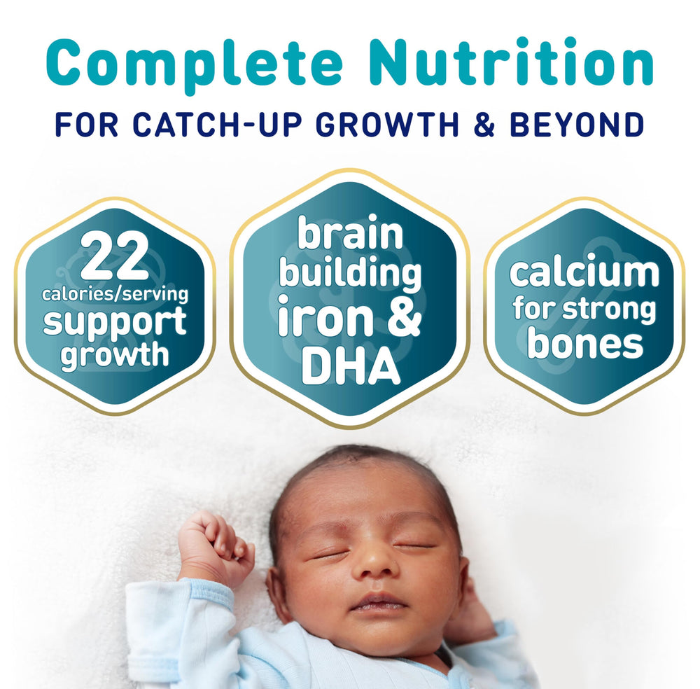 Enfamil NeuroPro EnfaCare label highlights DHA for brain-building nutrition