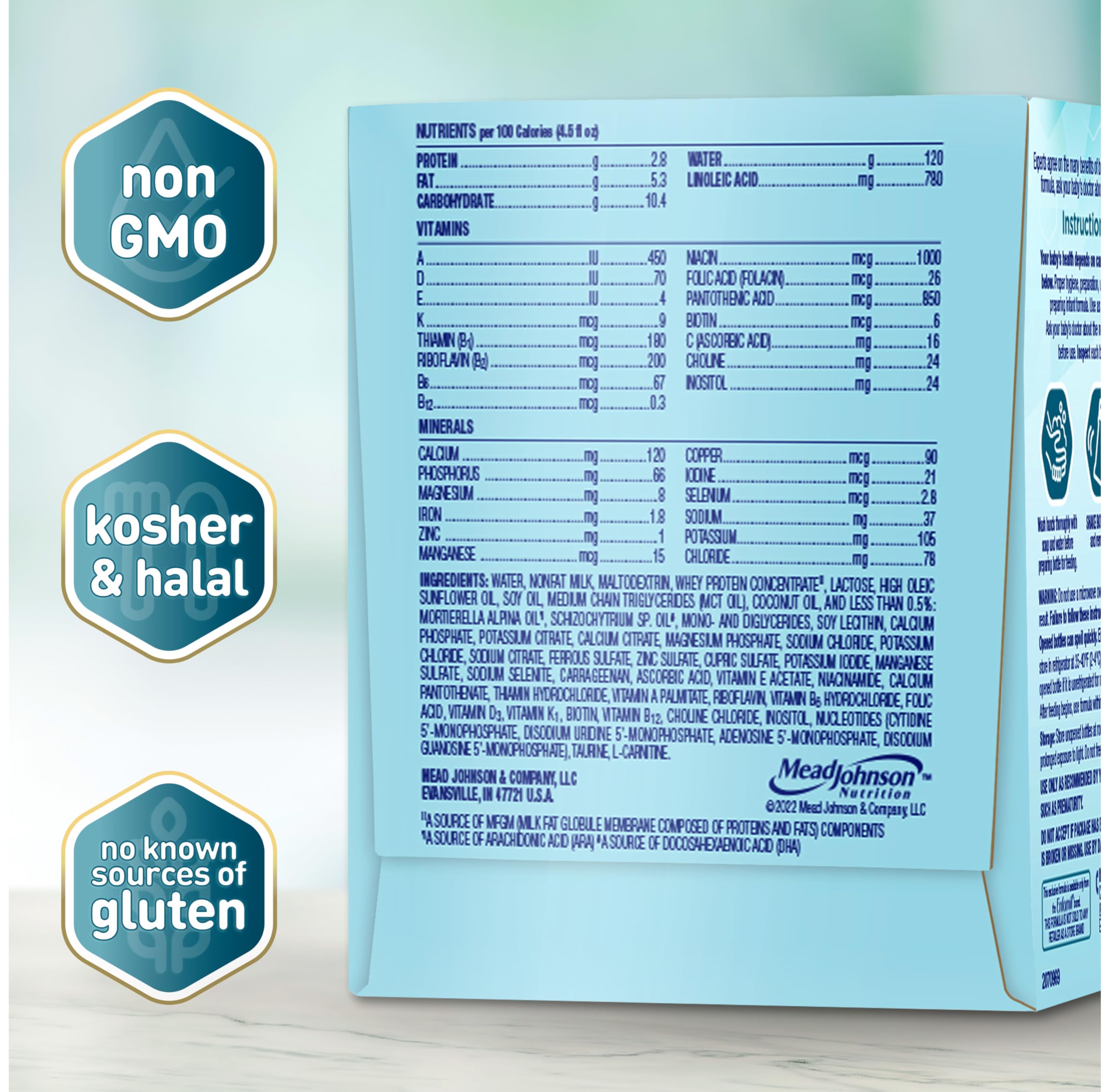 Brain building DHA in Enfamil NeuroPro EnfaCare supports development