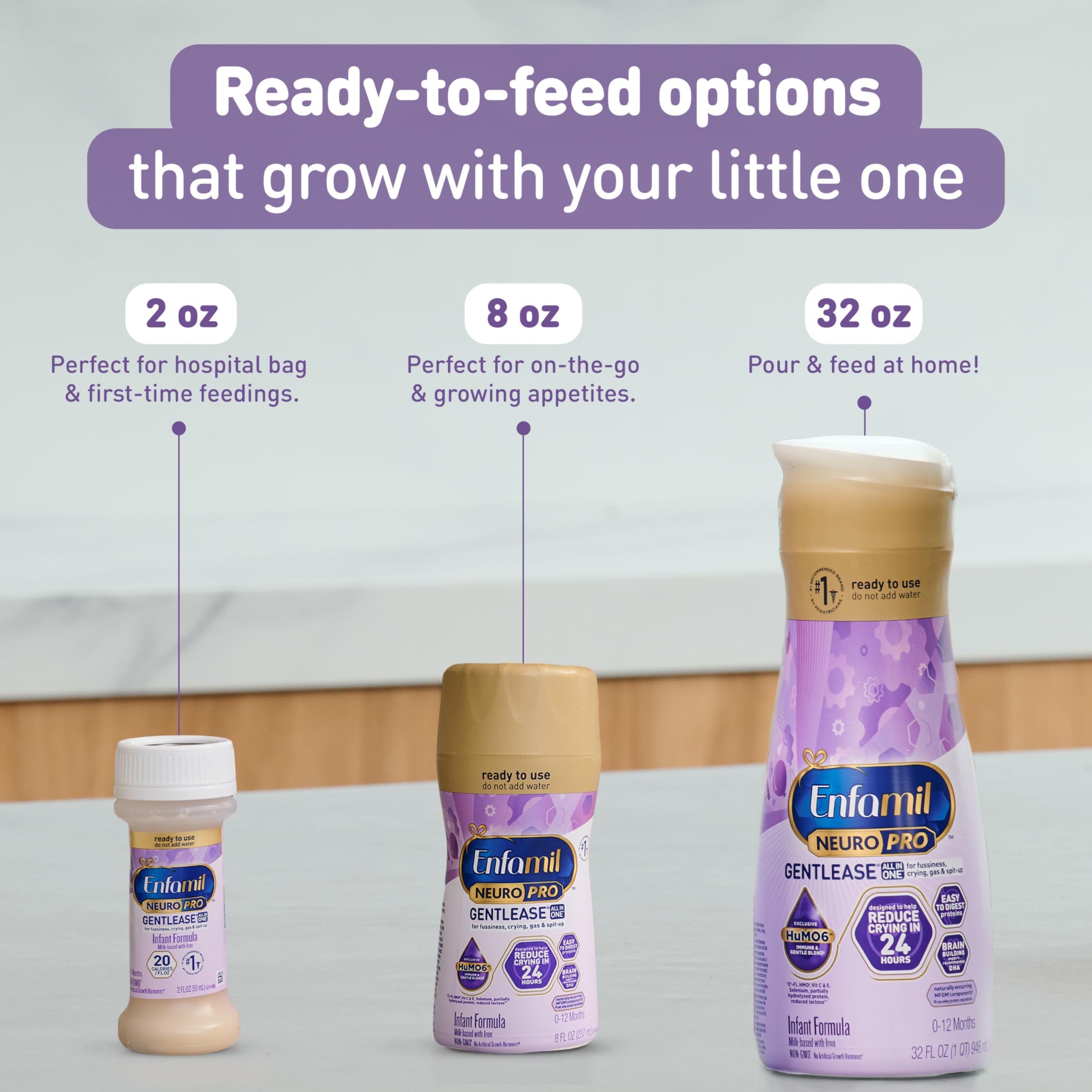 Enfamil NeuroPro Gentlease HuMO6 immune blend in baby formula