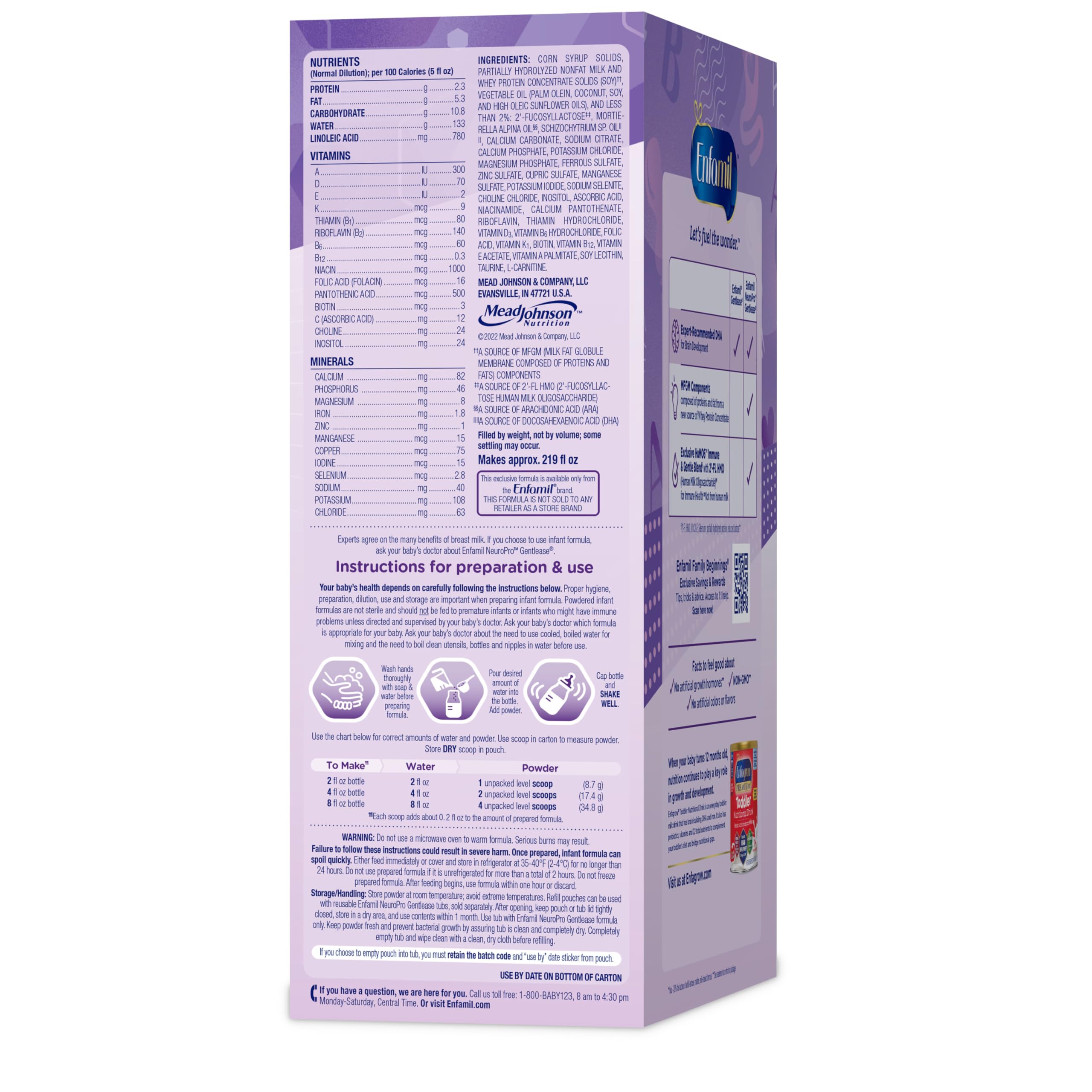 Enfamil NeuroPro Gentlease ready-to-feed for everyday convenience.
