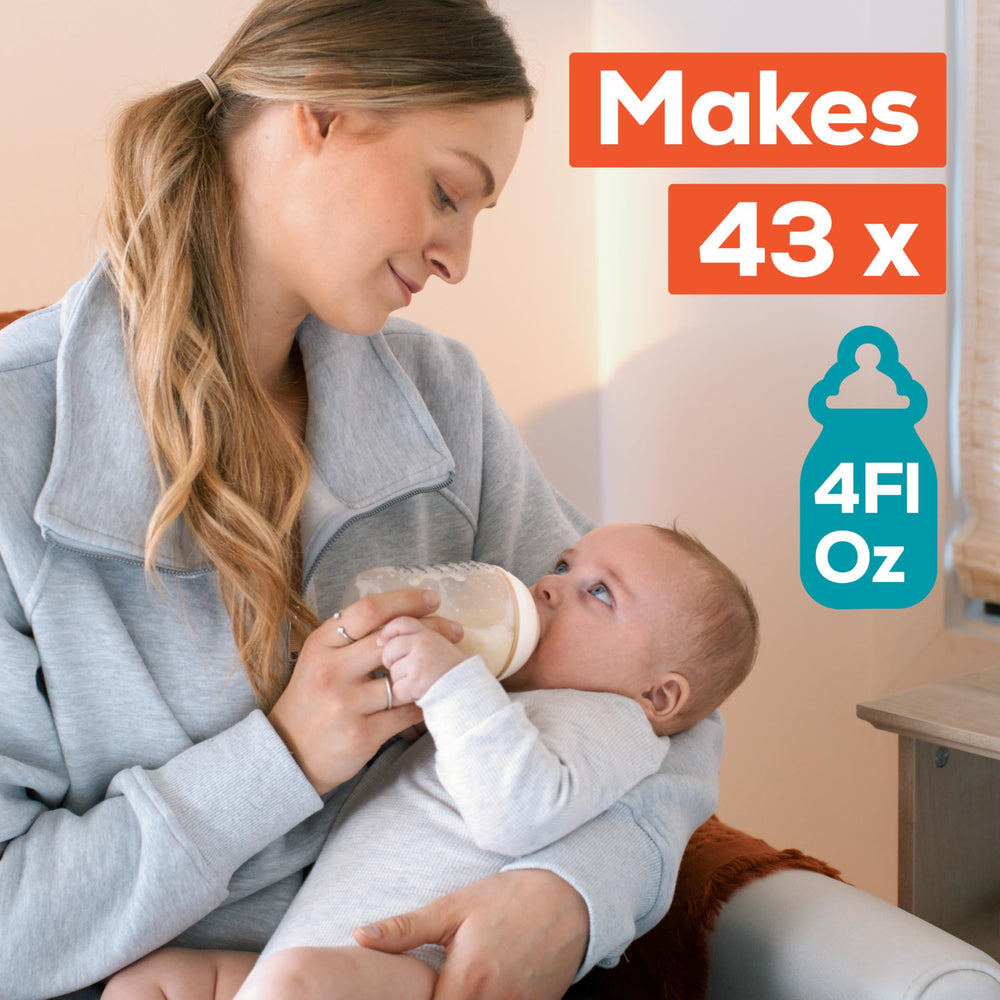 Enfamil Nutramigen scene depicting relief from colic-related fussiness