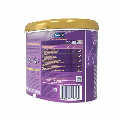 Sealed Enfamil Gentlease packaging ensuring freshness.