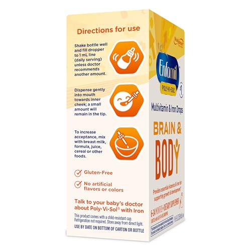 Bottle label highlights 100% DV Vitamin D according to AAP.