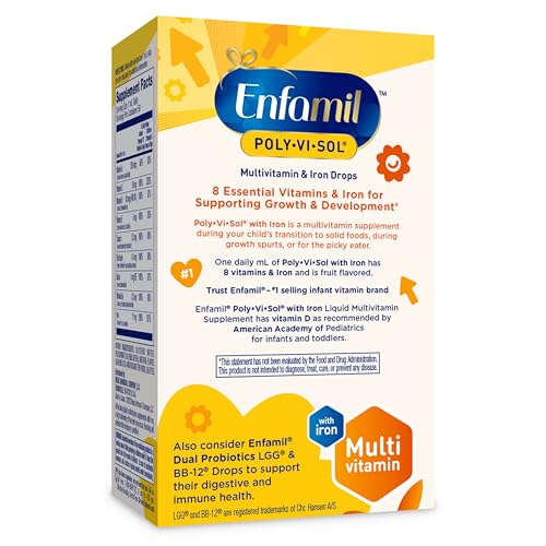 No artificial colors, gluten-free Enfamil Poly-Vi-Sol drops.