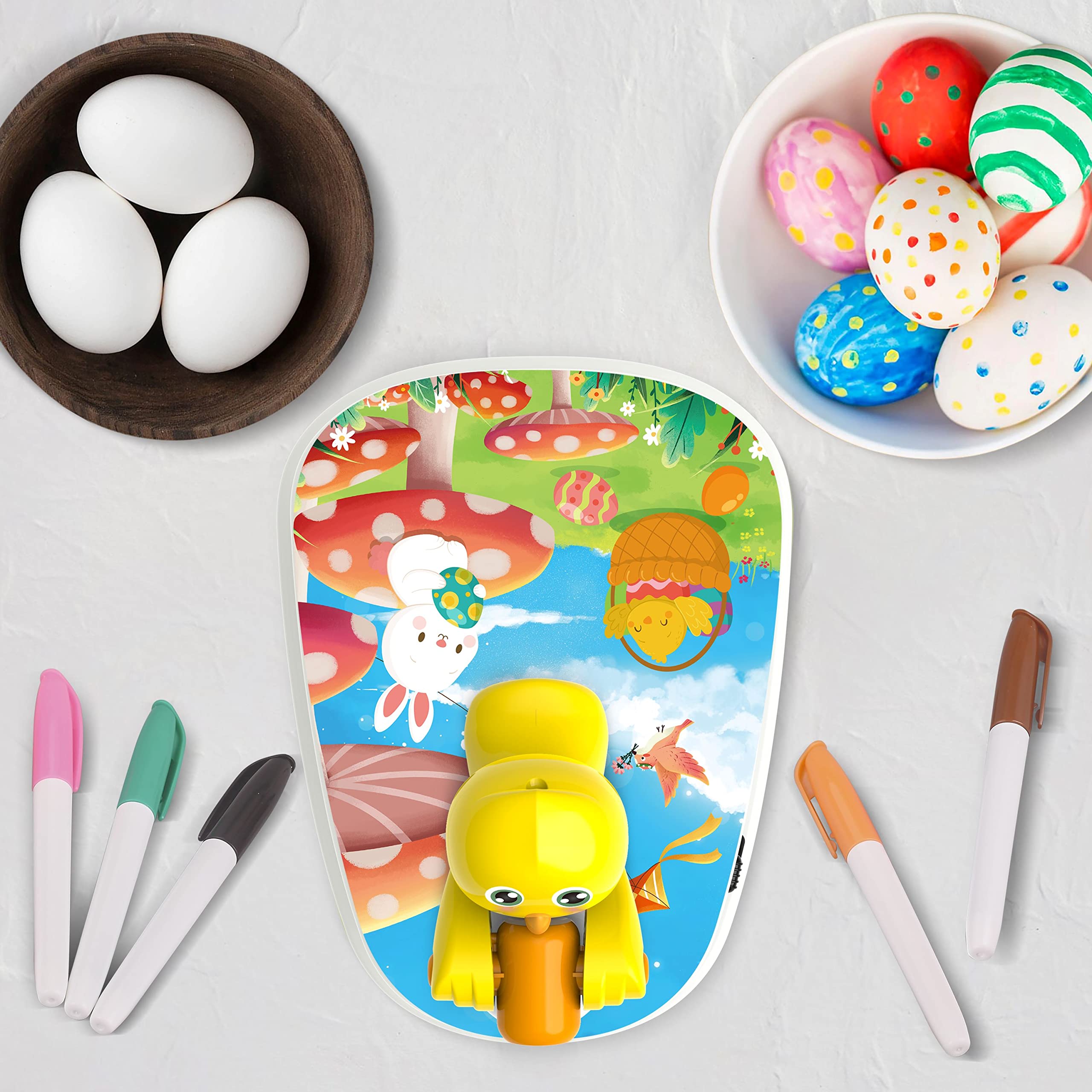Engfa 12 quick-drying markers ideal for vivid, mess-free egg art