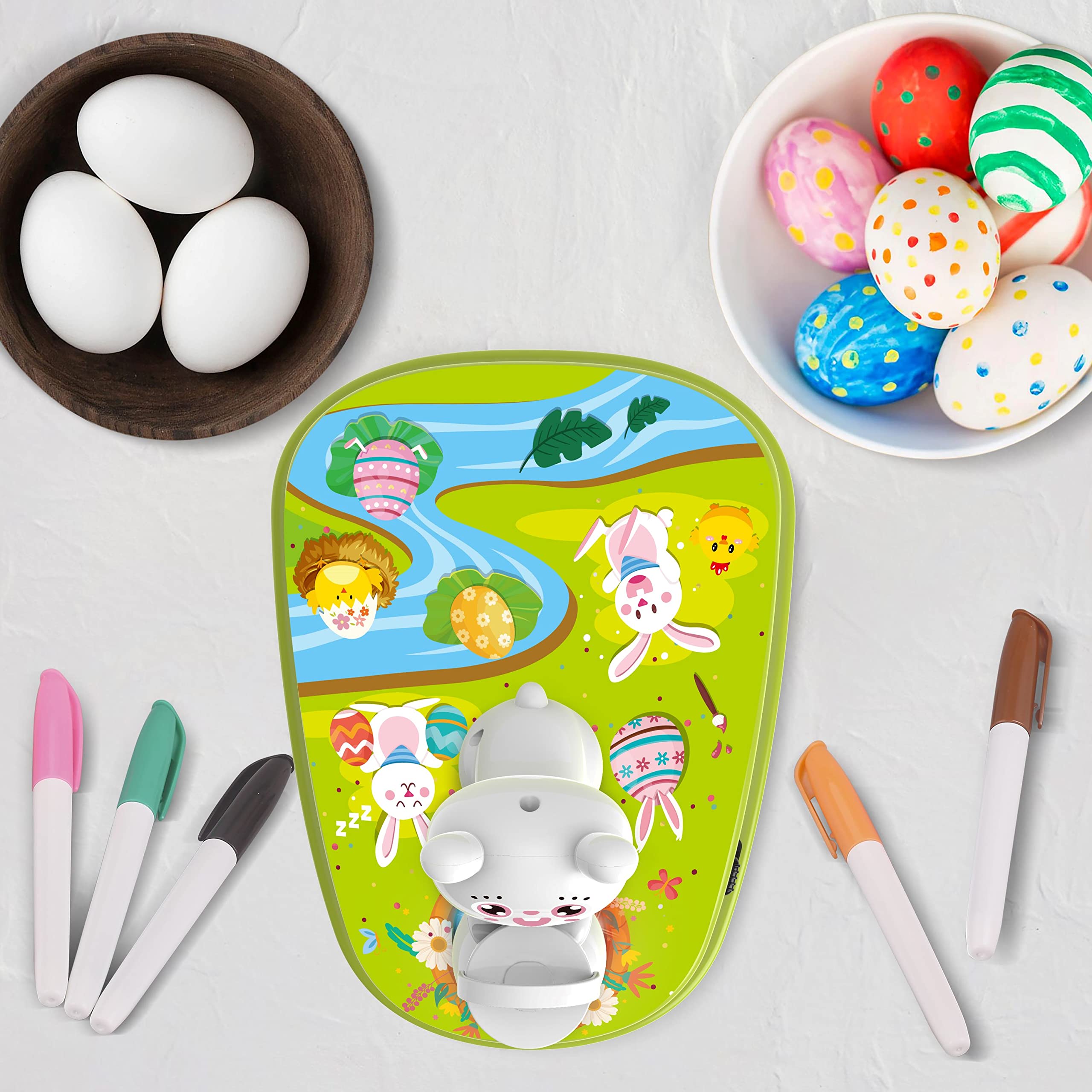 Engfa 30 plastic Easter eggs ready for colored designs
