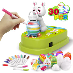 Engfa Easter egg decorating kit spinner in action for smooth egg rotation