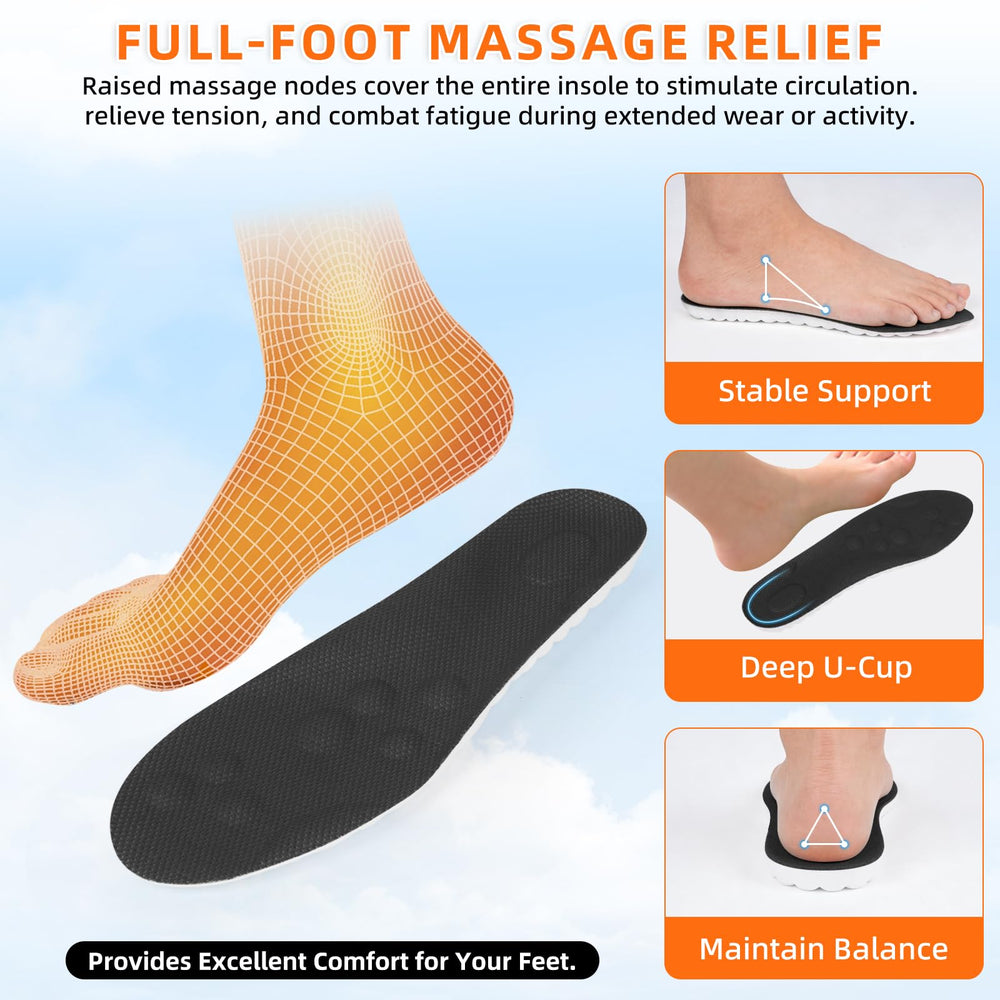 Enigat Steppers U-Shaped Heel Cup enhances all-day stability