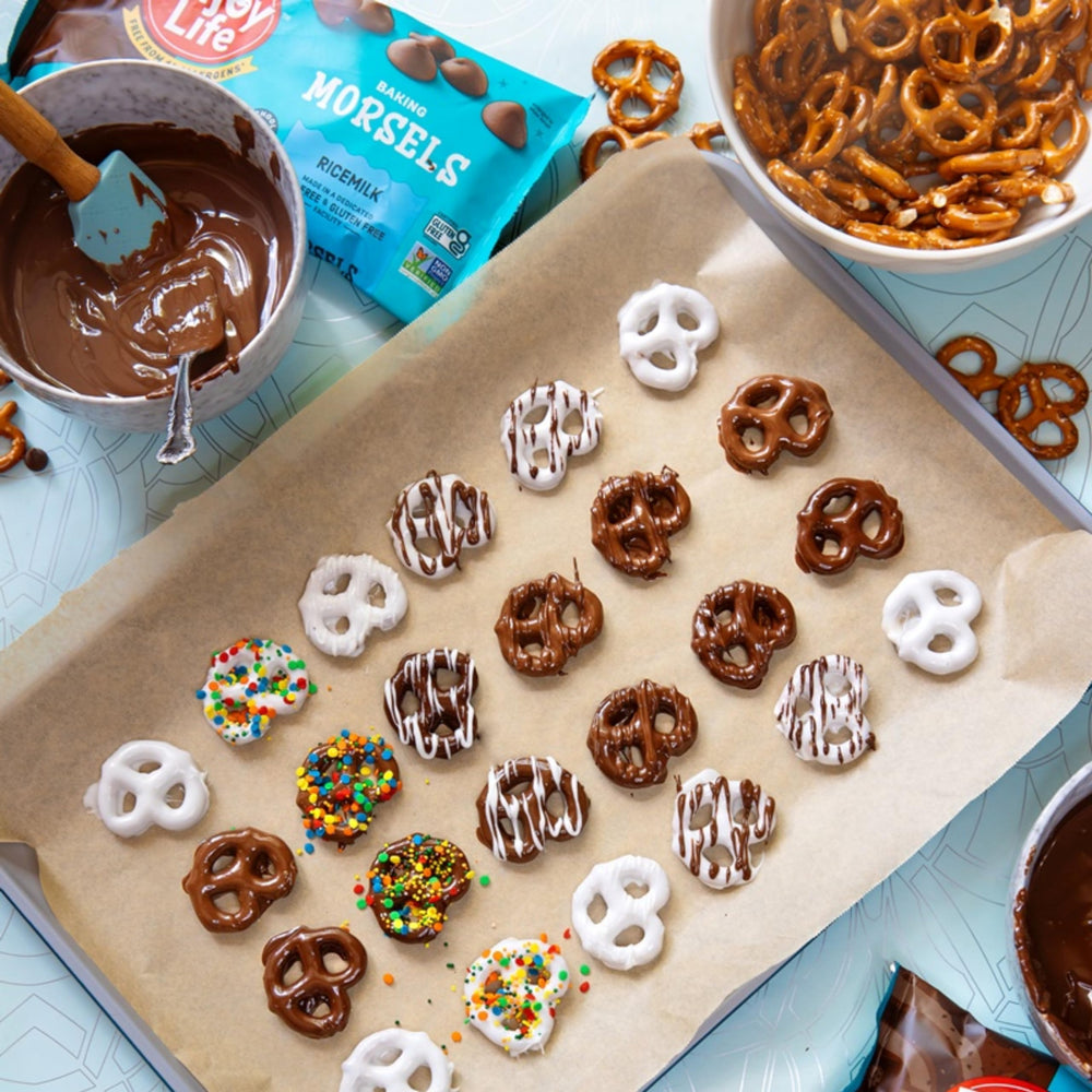 Nut-free facility context for Enjoy Life Ricemilk Morsels packaging.
