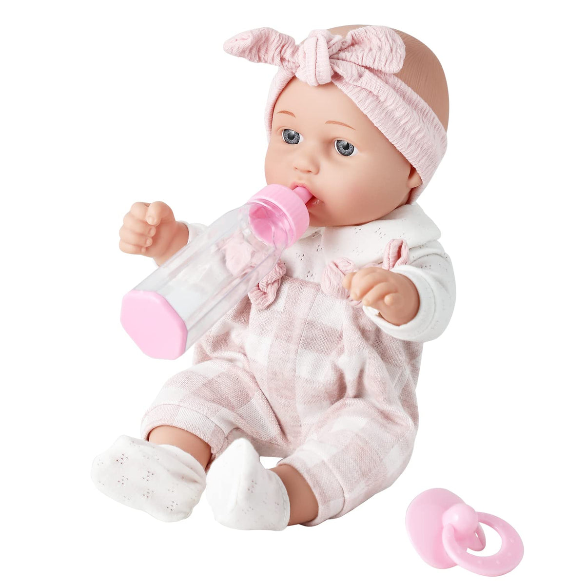 Enjoyin 12-inch baby doll in gift box for nurturing pretend play.