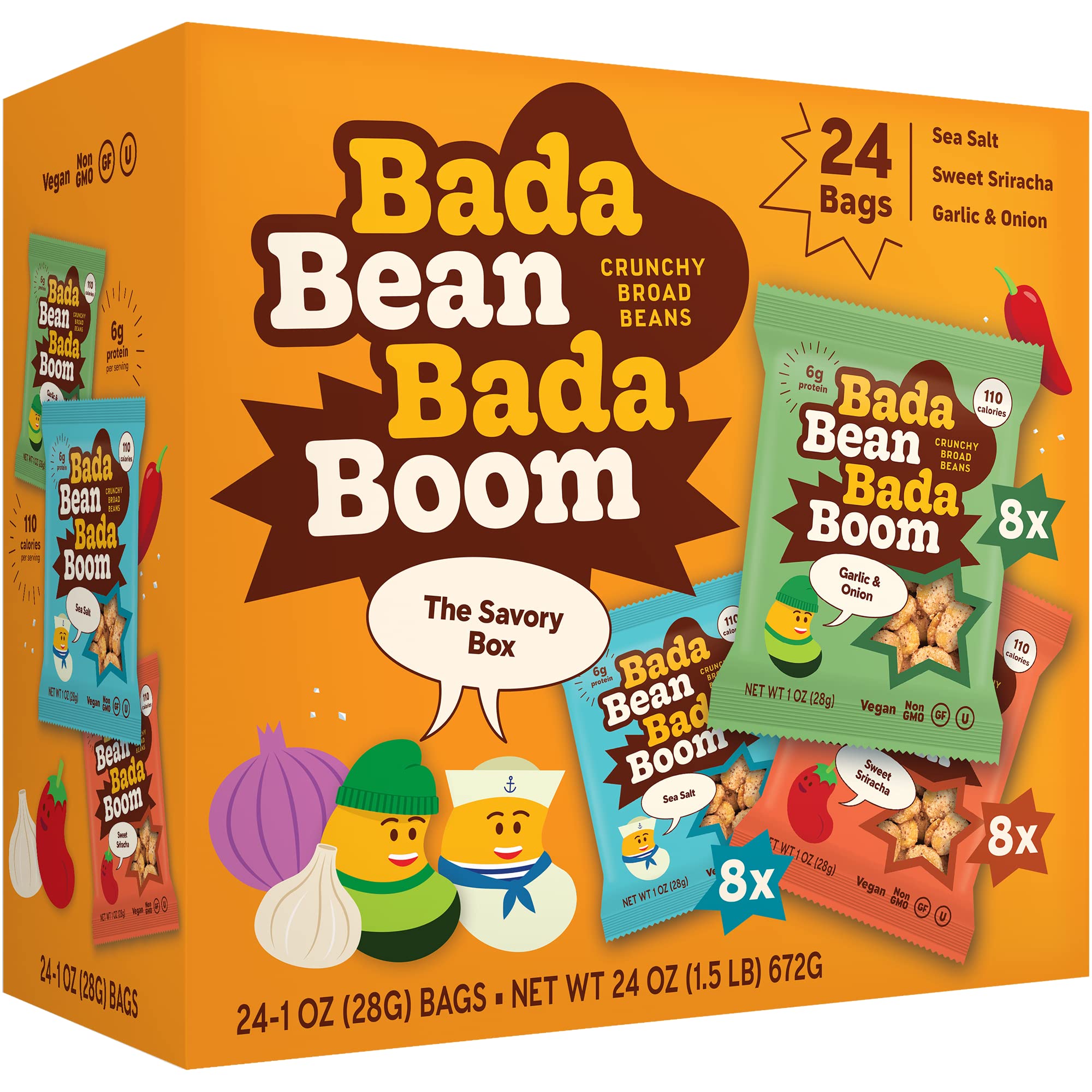 Enlightened Bada Bean Bada Boom roasted fava beans crisp on-the-go snack
