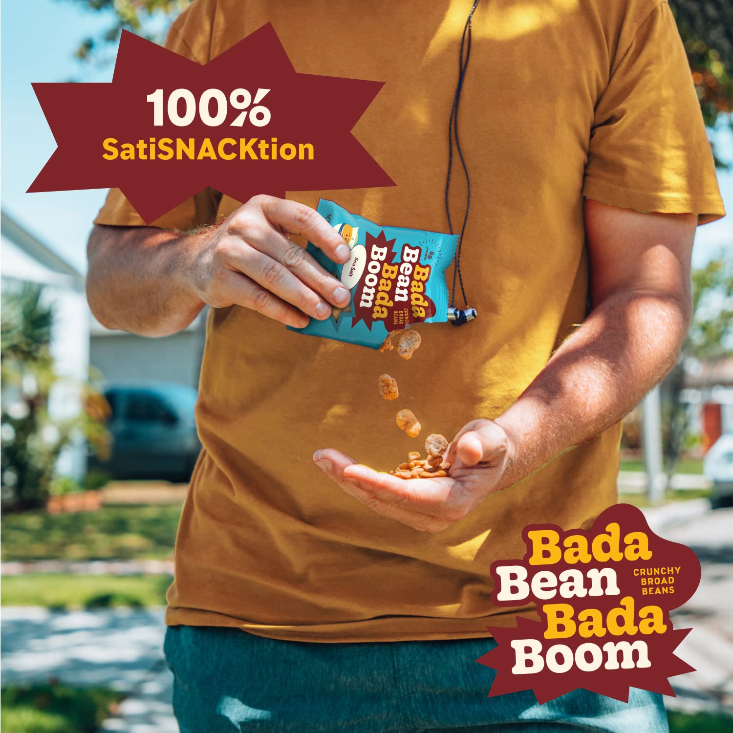 Enlightened Bada Bean Bada Boom crunch with protein per serving.