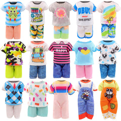 ENOCHT boy clothes for 6-inch dolls with elastic bands for easy dressing.