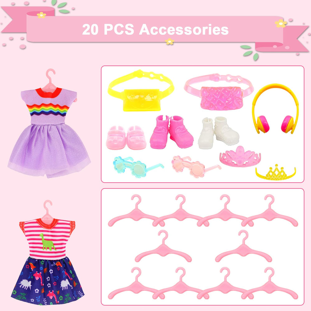 ENOCHT accessories including glasses, headset, and crown for pretend play.