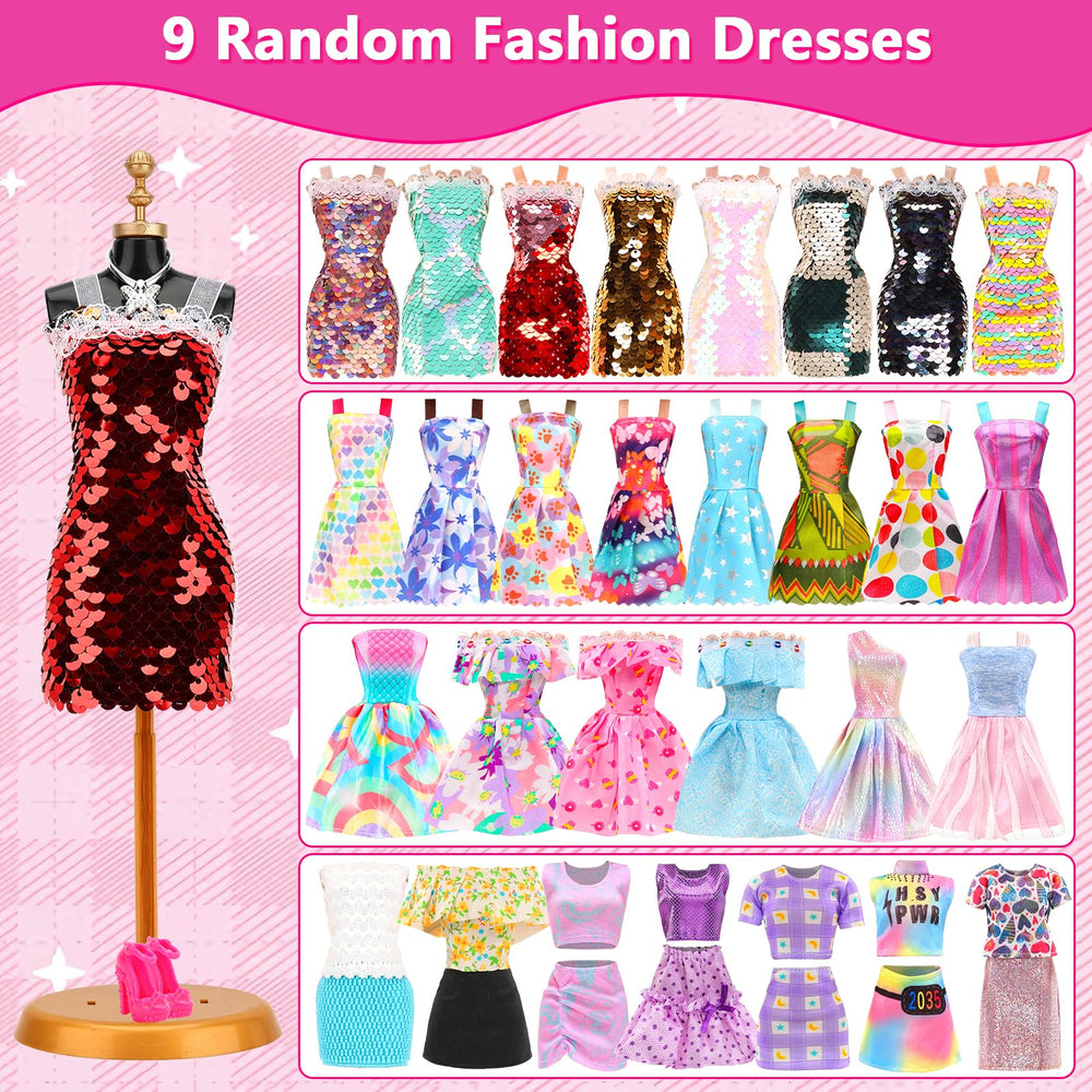 ENOCHT fashion dresses for 11.5-inch dolls inspire imaginative play and variety