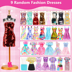 ENOCHT fashion dresses for 11.5-inch dolls inspire imaginative play and variety