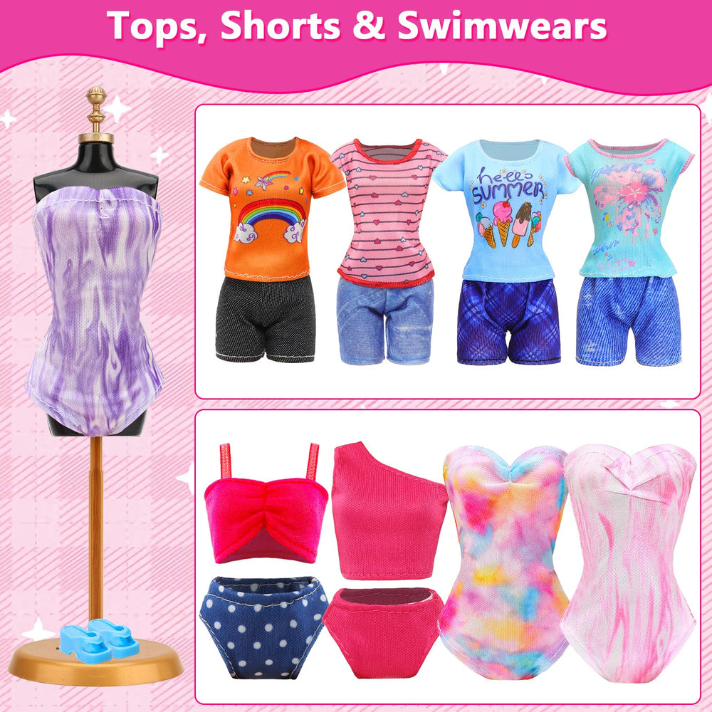 ENOCHT bikini swimsuits for 11.5-inch dolls add playful beach looks