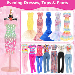 ENOCHT tops and pants set for 11.5-inch dolls for easy styling