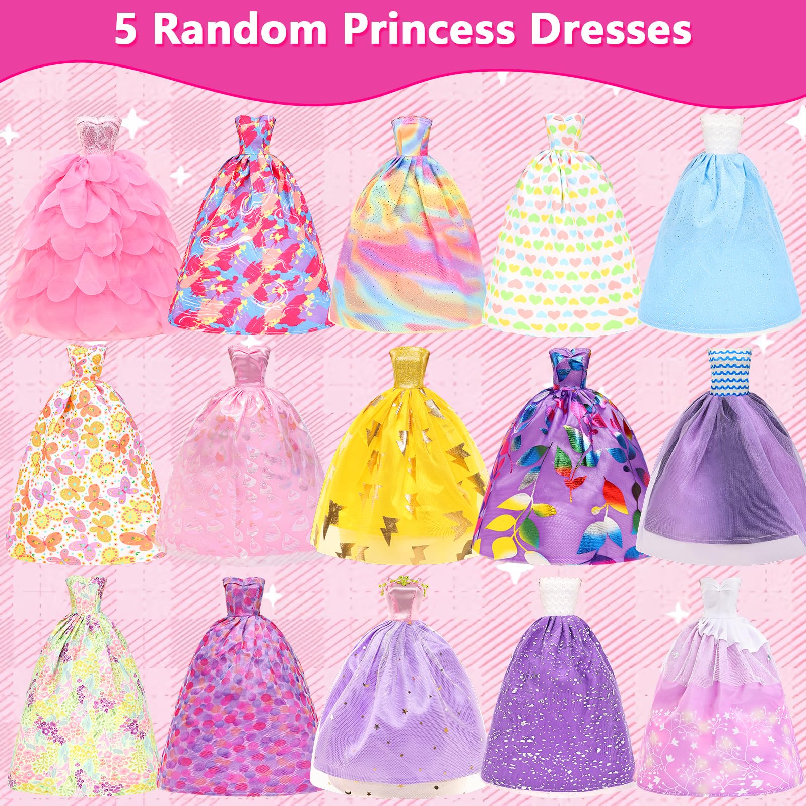 ENOCHT wedding gowns for 11.5-inch dolls create charming dress-up moments