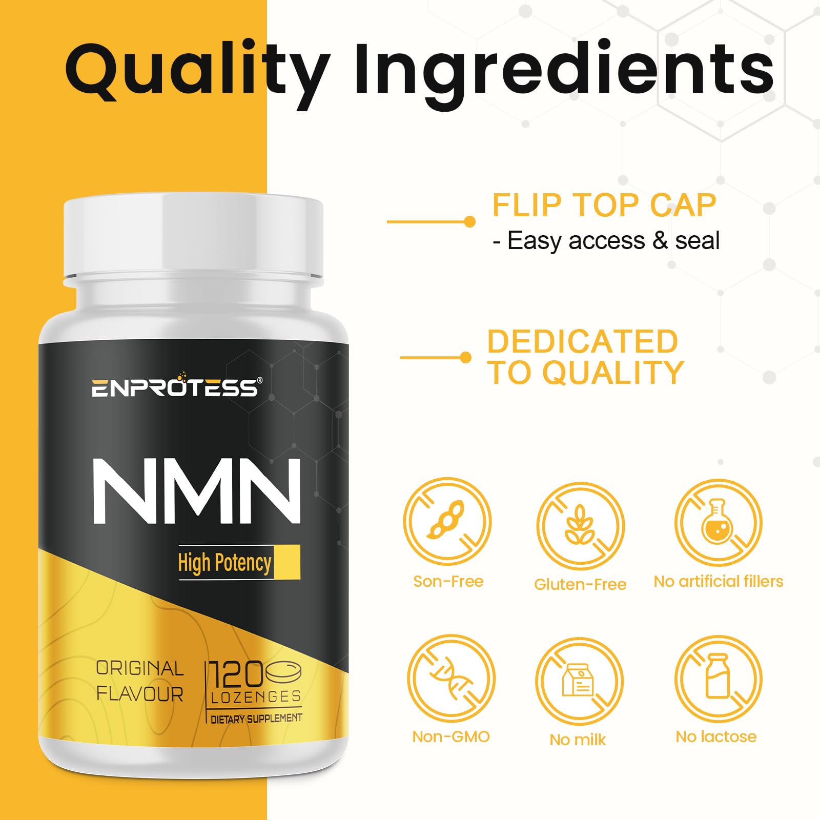 Enprotess Sublingual NMN travel pack for on-the-go wellness.