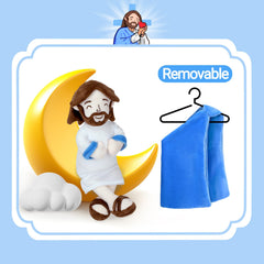Enryounr Jesus Plush brown sandals complete authentic look for imaginative play
